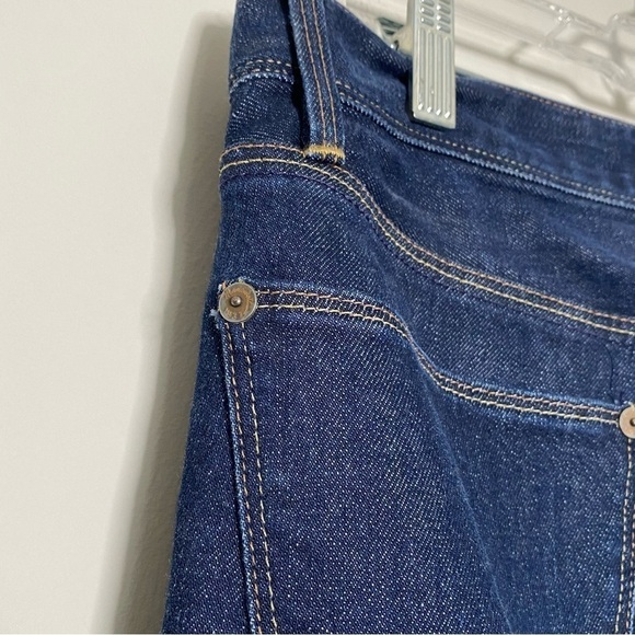 Madewell Dark Wash Zipper Ankle Mid-rise Jeans, Size 28 - Picture 10 of 14